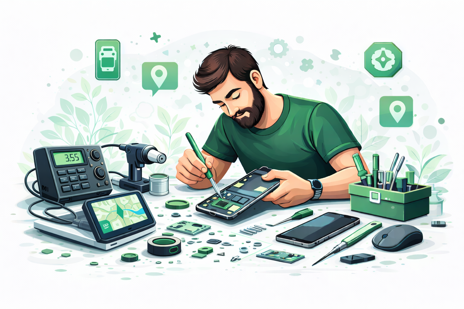 Navigationsger&auml;te Reparatur